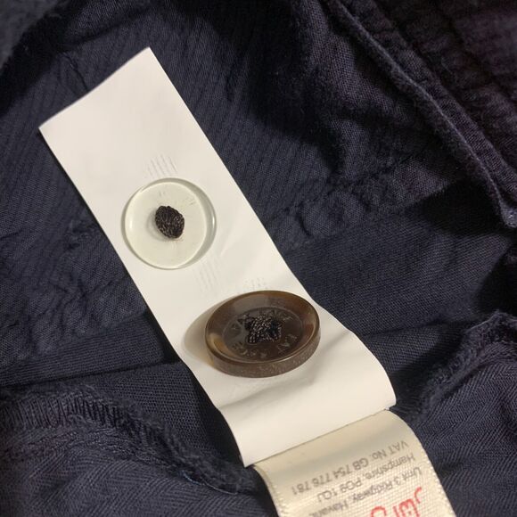 BOGO FREE! FAT FACE DORSET Womens Cotton/Elastane Chino Shorts Navy Blue Sz 4 - Picture 9 of 12